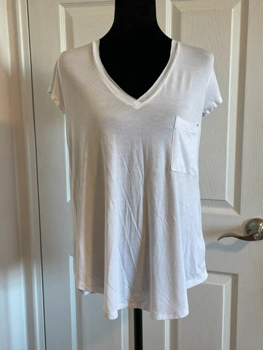 H by Bordeaux Women’s White Short Sleeve Top XS NWT